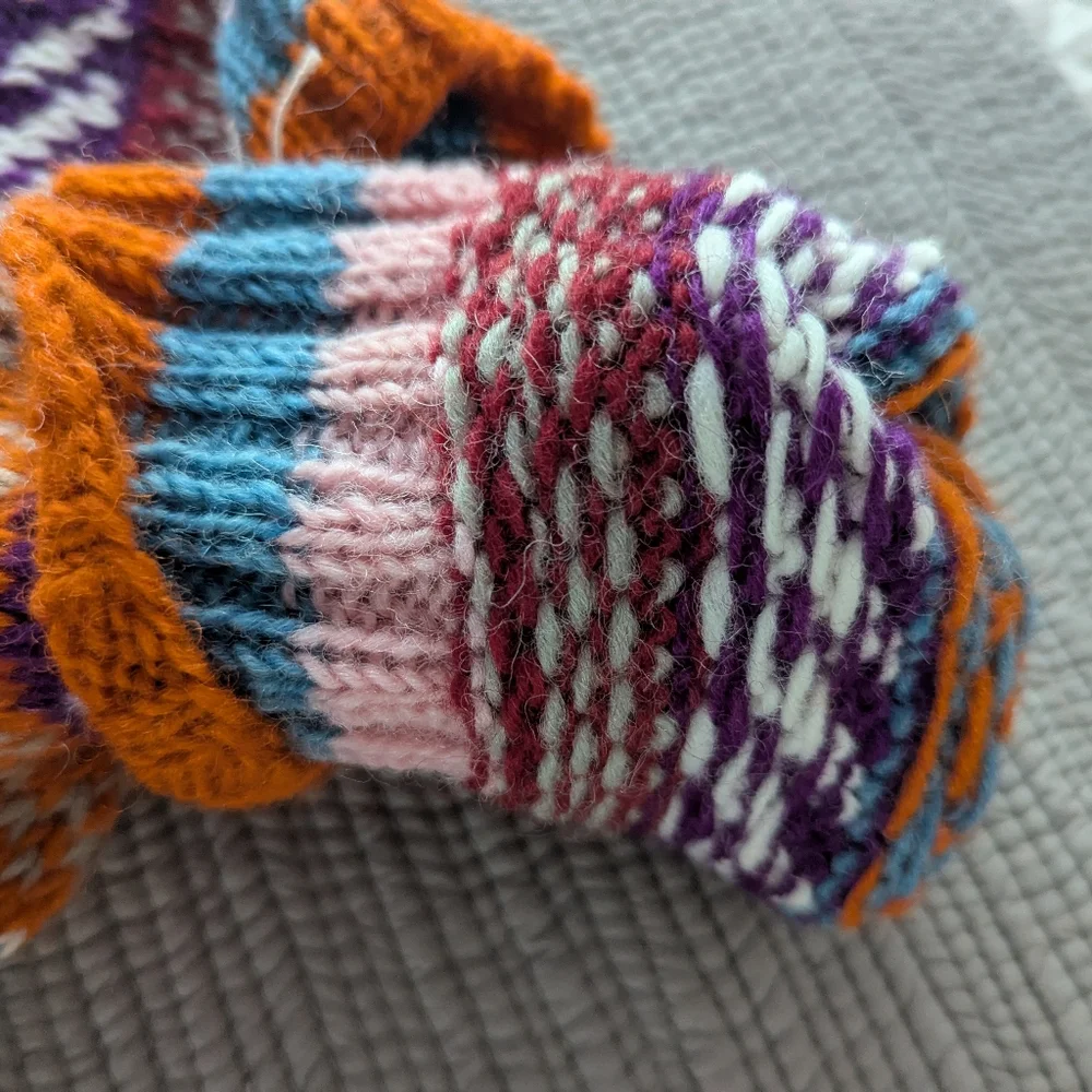 NWOT 100% Wool Handmade Socks Slippers Made In Nepal